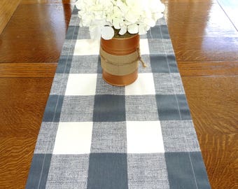 Anderson Plaid Checkered Table Runner Tablecloth Red Black Blue Cashmere Plaid Table Runner Table Top Choose Size & Fabric