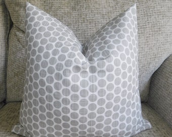 Grey Dot Pillow Cover Grey Pillow Cover Grey Polka Dot Pillow Cover HomeLiving Pillows Choose Size