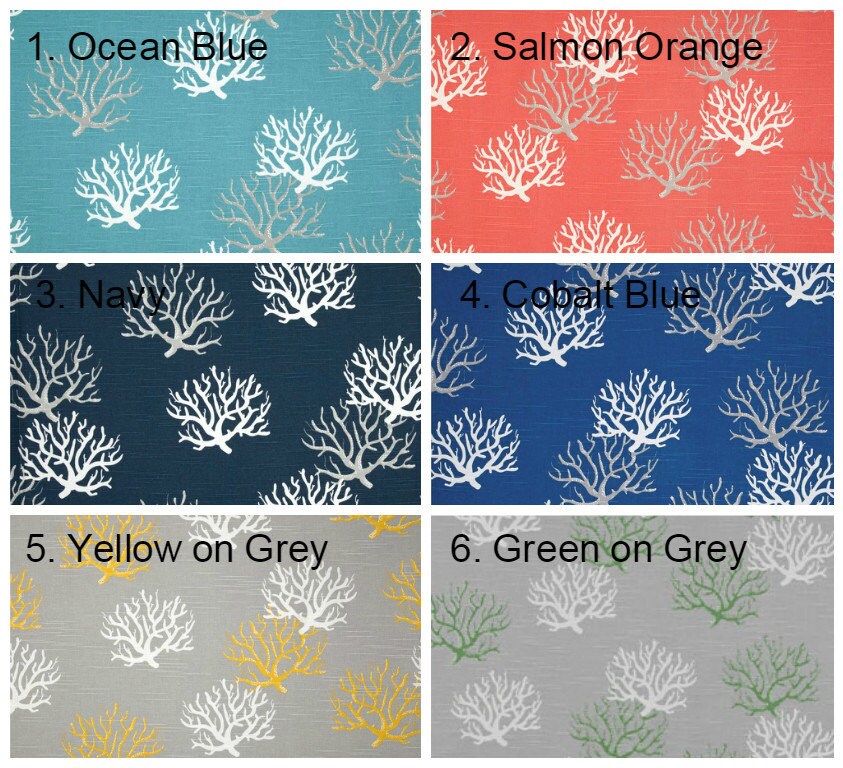 Decorative Coral Nautical Bed Runner King Queen Full Twin Etsy