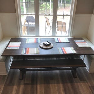 CUSTOM Cushion Covers Piping Box Cushions Foam Insert Bench Seat Cushions Mud Room Cushions Dinette Seat Order YOURS TODAY!