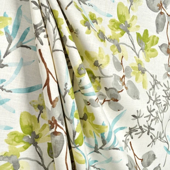Curtain Panels Braemore Gazebo Cloud Floral Designer Curtain Etsy