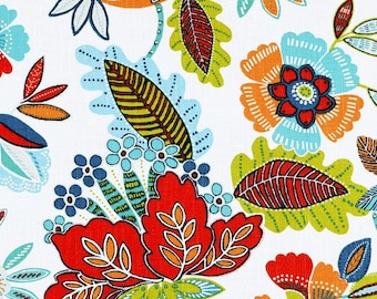 Curtain Panels Covington Regatta Floral Curtains Pair 25" Wide or 50" Wide by 63",84",90" 94",96",108"