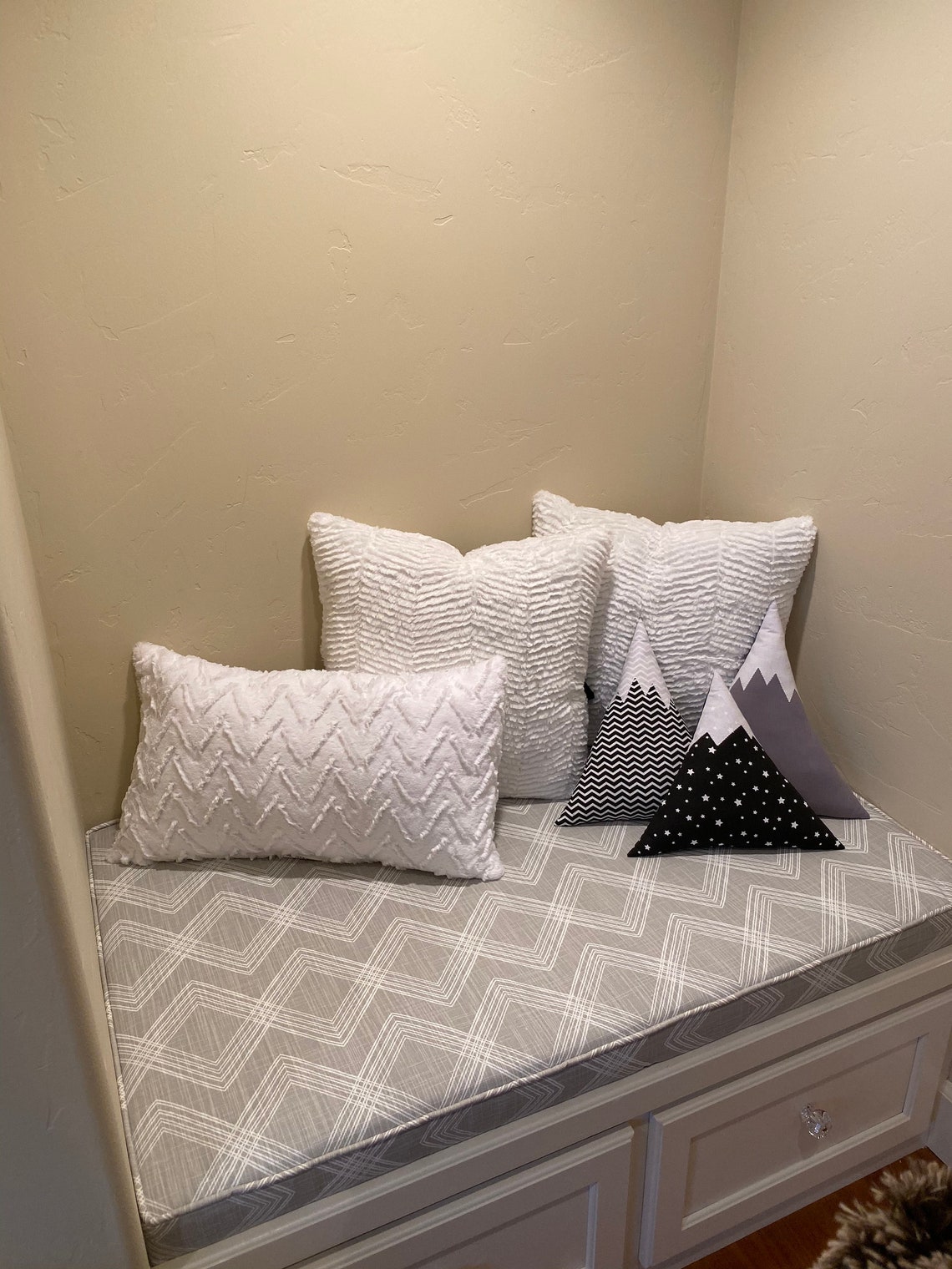 CUSTOM Cushion Covers Piping Box Cushions Foam Insert Bench Etsy Canada