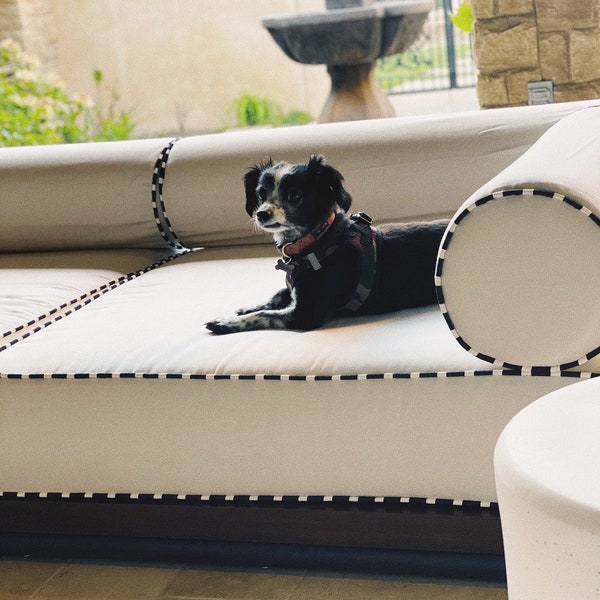 CUSTOM Veranda Schaukel Bett Matratze Kissenbezug Sunbrella Stoff Veranda Kissen Outdoor Twin & Krippe Bett Schaukel