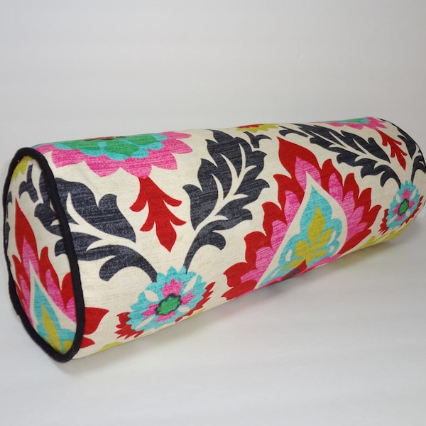 Waverly Santa Maria Desert Flower Bolster Pillow Decorative Pillow Neck Roll 9x26 9x36 9x50