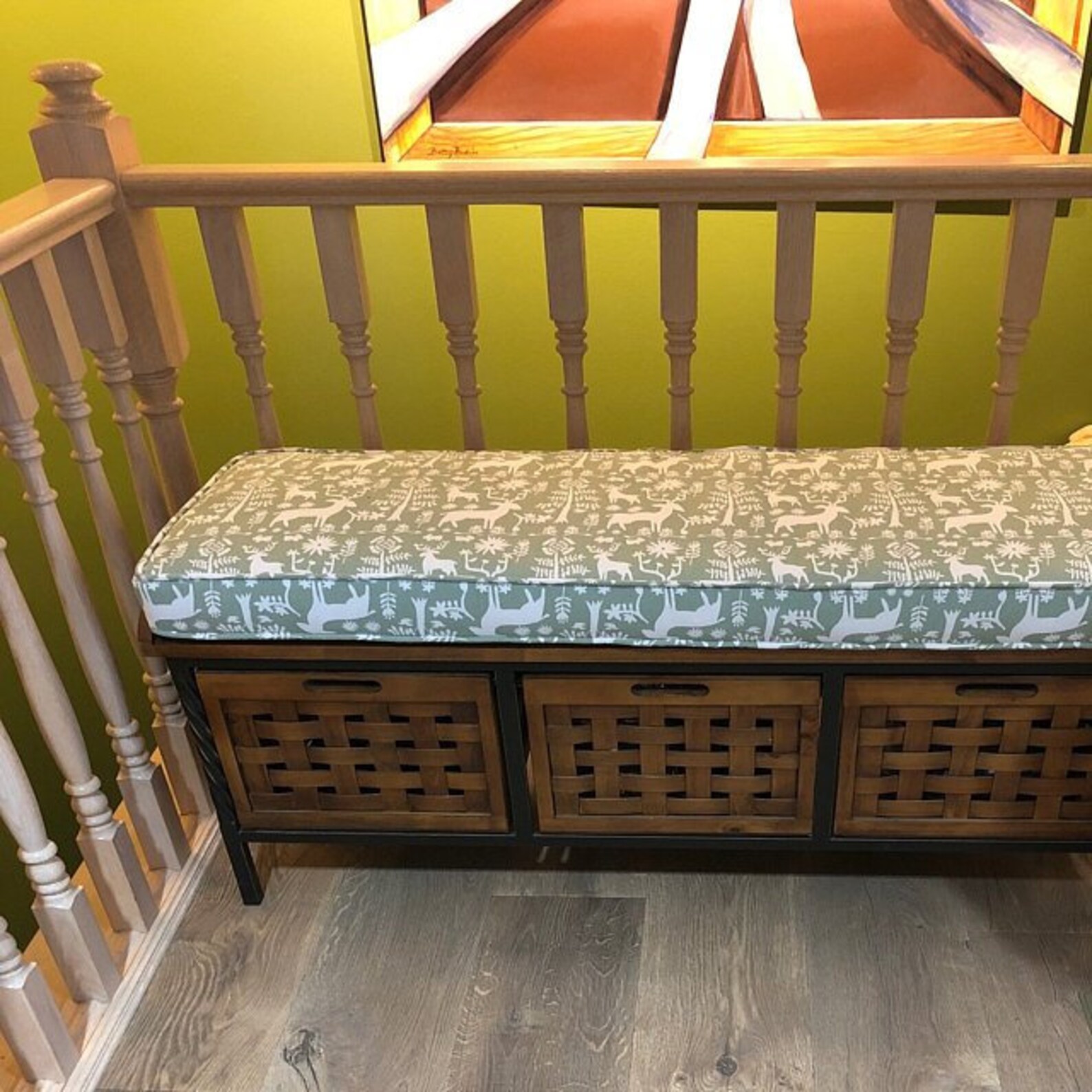 CUSTOM Cushion Covers Piping Box Cushions Foam Insert Bench Seat Cushions Bed Mattress Cover