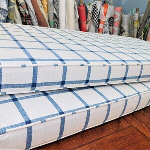 FUNDAS DE ALMOHADAS PERSONALIZADAS Cojines con ribete de caja Inserto de espuma Cojines para asiento de banco Funda de colchón de cama ¡Ordene el SUYO HOY!