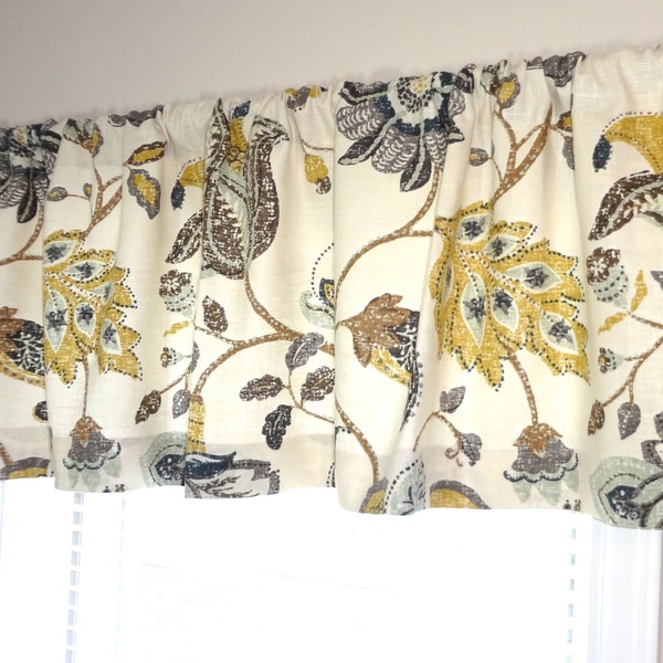 Brown Window Valance Etsy
