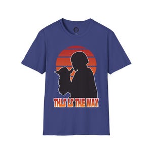 This Is The Way silhouette Shirt | Mandalorian Baby Yoda Tee image 8