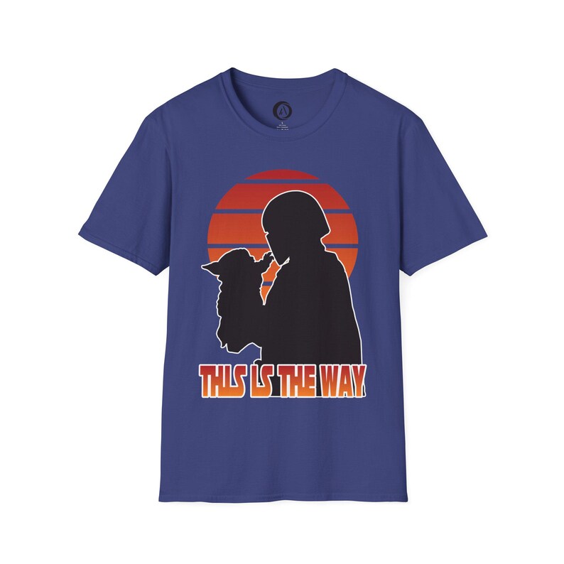 This Is The Way silhouette Shirt | Mandalorian Baby Yoda Tee image 8