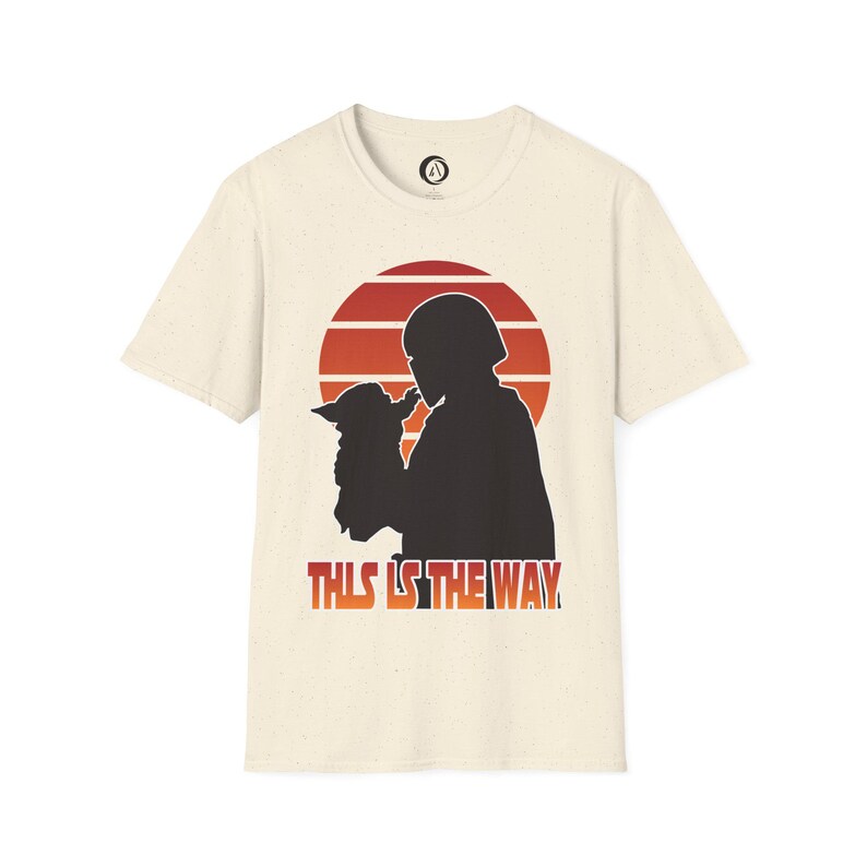 This Is The Way silhouette Shirt | Mandalorian Baby Yoda Tee image 6