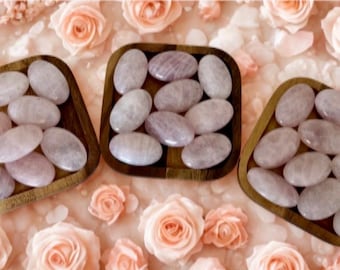 Rose Quartz Palm Stone
