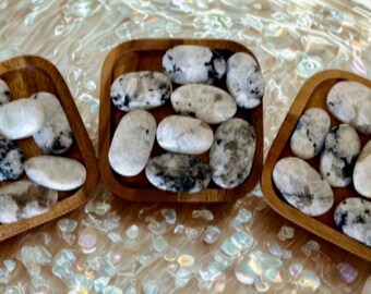 Rainbow Moonstone Palm Stone