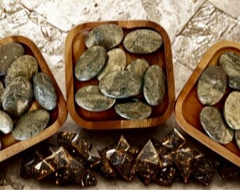 Pyrite Palm Stone