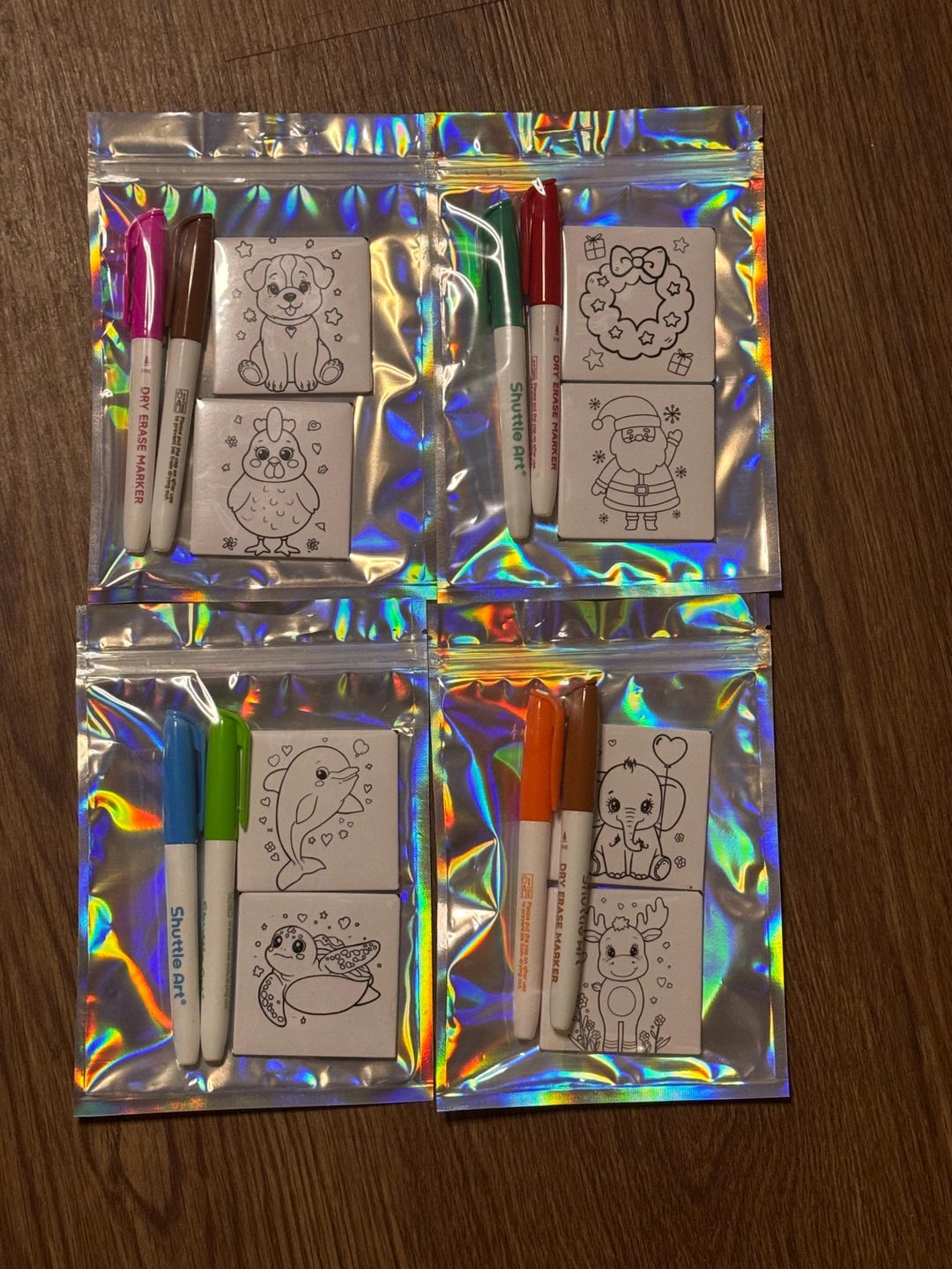 Color, Erase, Repeat! Reusable Coloring Magnet Set - Etsy