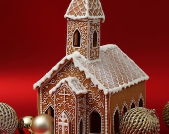 Gingerbread House Church Template