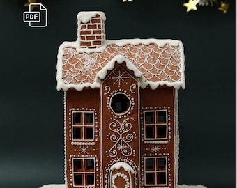 Gingerbread Villa - Modello grande per casa di pan di zenzero