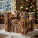 Gingerbread House Fortress Template - Etsy