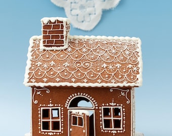Gingerbread House Cottage Template - Classic Easy