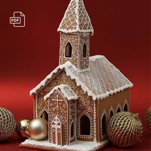 Gingerbread House Church Template