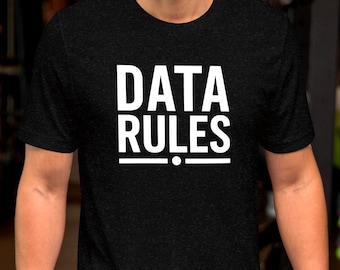 T-shirt dataregels * grappig technisch shirt * SQL-analistencadeau * T-shirt programmeur
