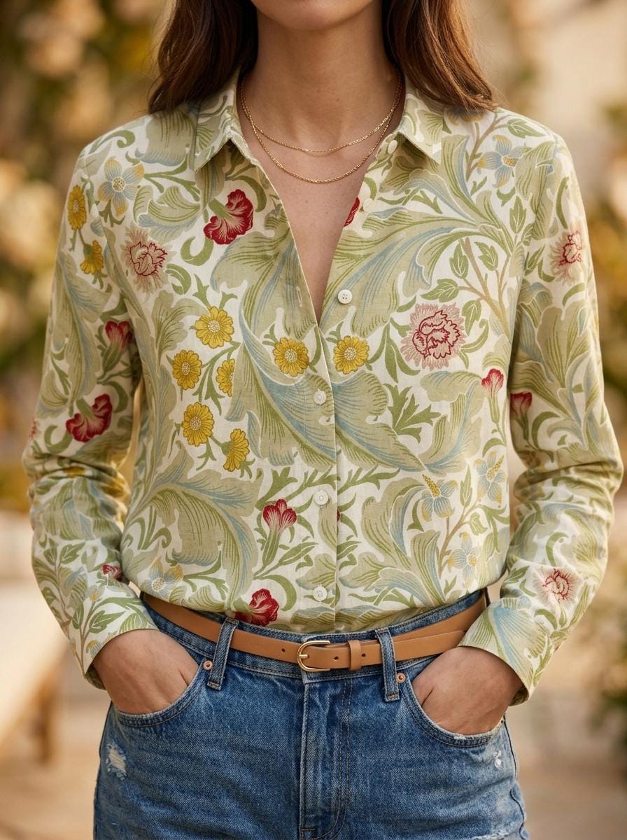 Sage Green Button up Shirt - Etsy