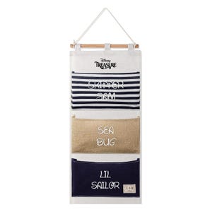 Personalisierte Fish Verlängerungsnamen Nur | 3 Tasche Cruise Tür-Organisator | Pixie Dust Geschenkbörse
