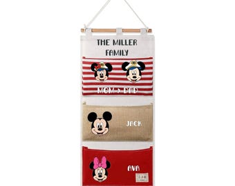 Personalized Disney Cruise Fish Extender | 3 Pocket Door Organizer | Custom Family Cruise Gift | Pixie Dust Exchange