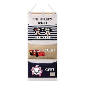 Personalized Disney Cruise Fish Extender | 3 Pocket Door Organizer | Custom Family Cruise Gift | Pixie Dust Exchange
