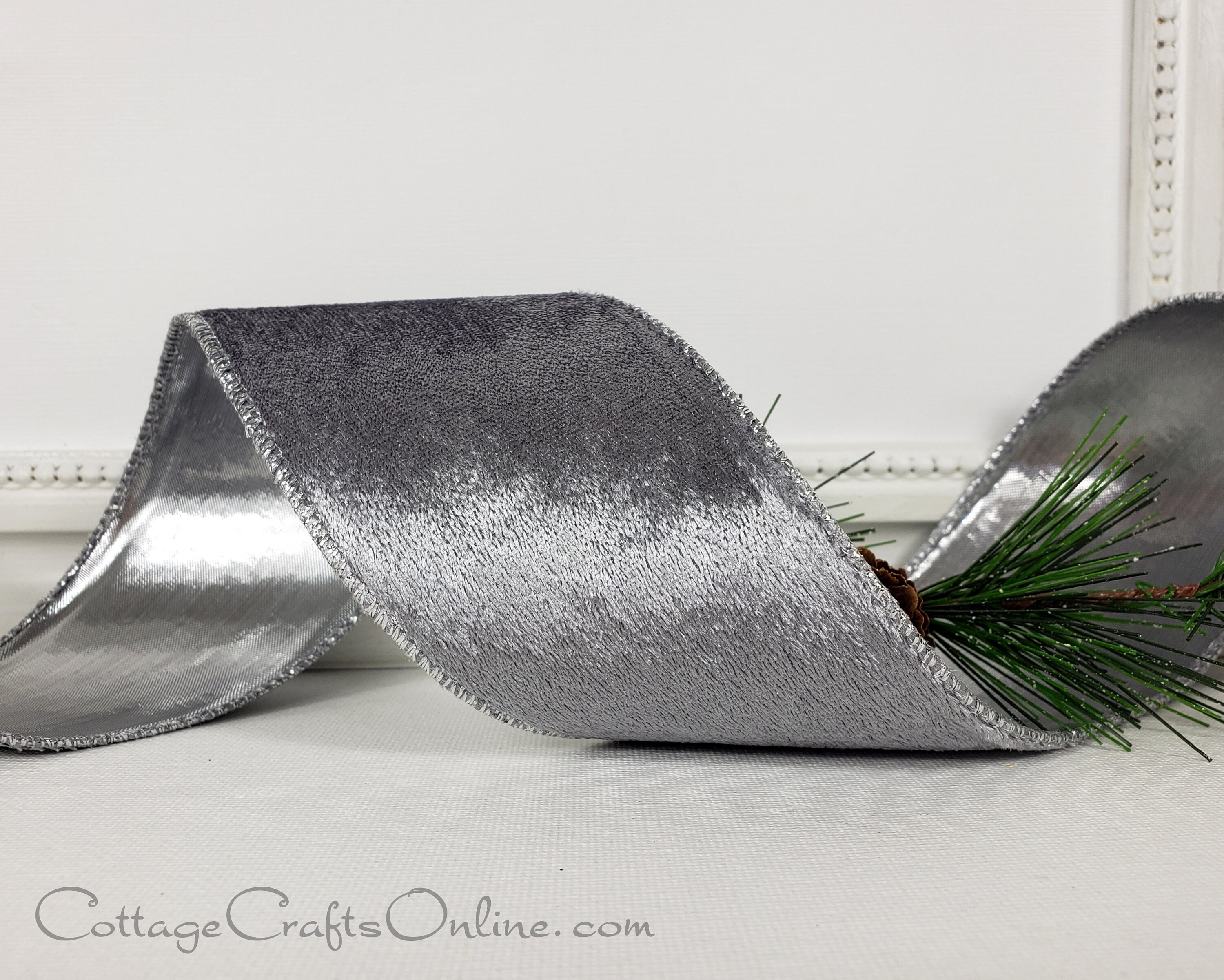 Silver Satin Ribbon for Gift Wrapping1 Inch 25 Yards Silver Ribbon for  Crafts Silver Ribbon for Christmas Tree Gray Ribbon for Gift Wrapping  Wedding