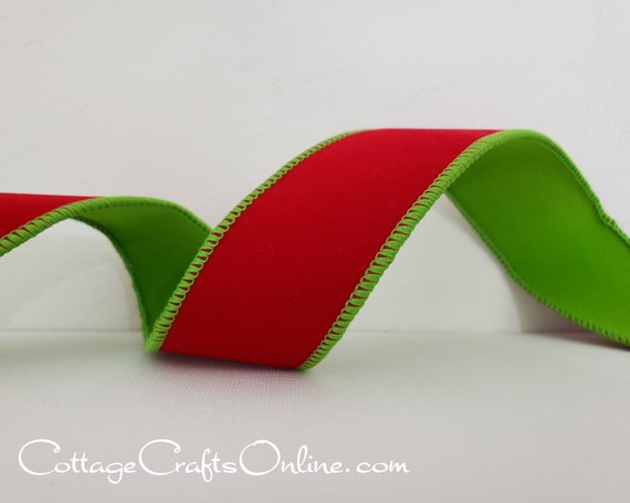 Fabulous 1.5 red velvet ribbon (25 yards)