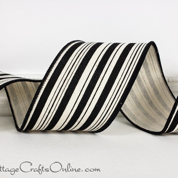 Black Ticking Stripe Etsy