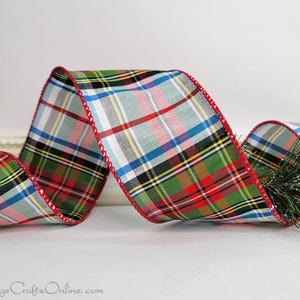 Christmas Wired Ribbon, 2.5