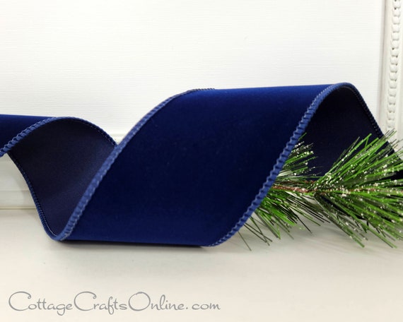 2.5 Wired Suede Velvet Ribbon