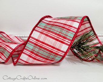 Christmas Wired Ribbon, 2.5
