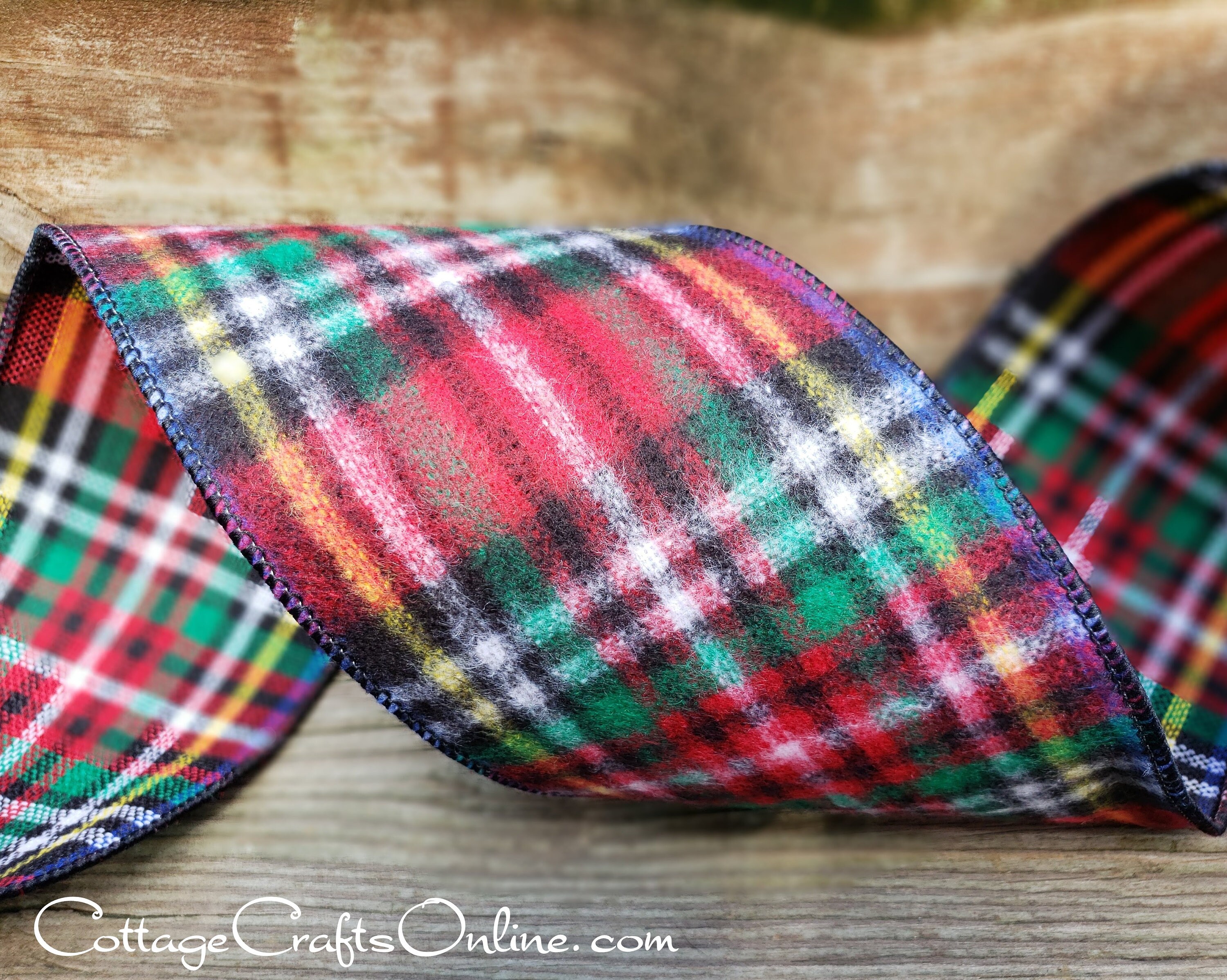 D. Stevens Christmas Wired Ribbon, 4