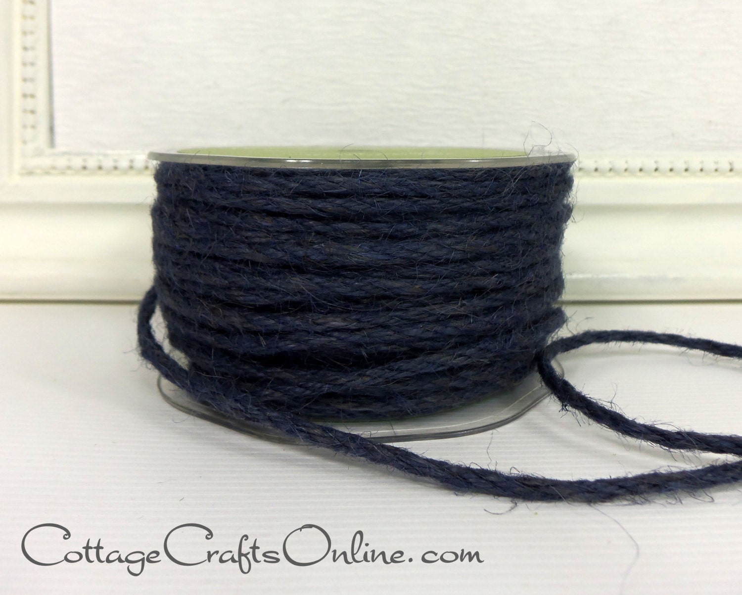 Burlap Cord Dark Navy Blue Fifty Yard Roll 1/8 Jute Etsy