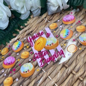 You are a glitter dumpling Cup Libby Wrap | Ready to apply stickers | Kids UV Wraps