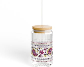 Elegantes, indisches Sipper Glas, 16oz