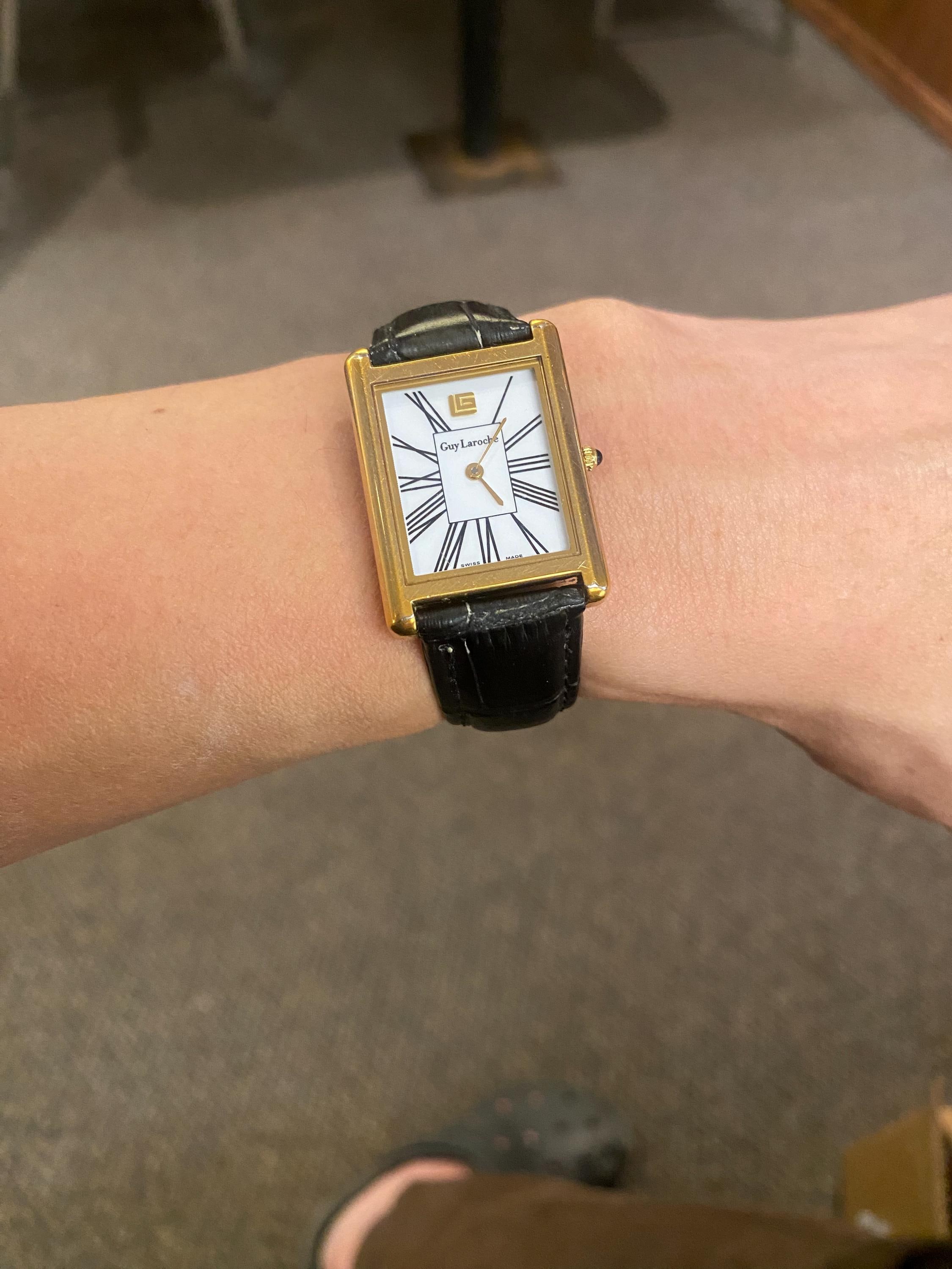 Montre Guy Laroche à Quartz Numérotée - Occasion, Style Classique Pour Homme
