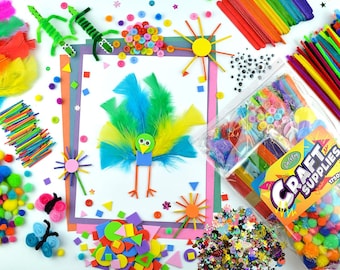 Arts & Crafts Supplies Kits Materials Set for Kids, Toddler - Carl Kay