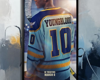 Filmposter: Youngblood (2025) | Filmdoek| Muurkunstcollectie| Poster ingelijst| Filmkunst| Omslagposter