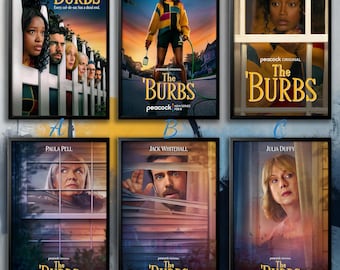 Póster de la película "The 'Burbs" (2026)/ Lienzo de película/ Colección de arte mural/ Póster sin marco/ Arte de película/ Póster de portada