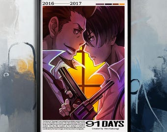 Film Poster - 91days 2016 | Leinwand | Wandkunstsammlung| Raumdekoration | Poster Ungerahmt | Filmkunst