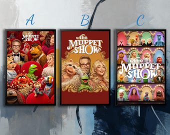 Póster de la película "El Show de los Muppets" (2026)/ Lienzo de película/ Colección de arte mural/ Póster sin marco/ Arte de película/ Póster de portada