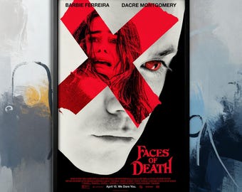 Filmposter - Faces of Death (2026) | Leinwand | Wandkunstsammlung| Poster Ungerahmt | Filmkunst| Titelblatt Poster