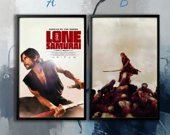 Filmposter - Lone Samurai (2025) | Leinwand | Wandkunstsammlung| Poster Ungerahmt | Filmkunst| Titelblatt Poster