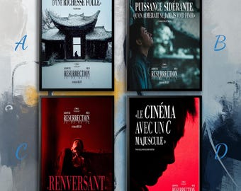 Filmposter - Yiyangqianxi Resurrection 2025 | Leinwand | Wandkunstsammlung| Poster Ungerahmt | Filmkunst| Titelblatt Poster