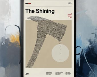 シャイニング映画ポスター：ヴィンテージキャンバスアートプリント
