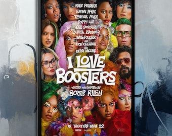 Filmposter - I Love Boosters (2026) | Leinwand | Wandkunstsammlung| Poster Ungerahmt | Filmkunst| Titelblatt Poster